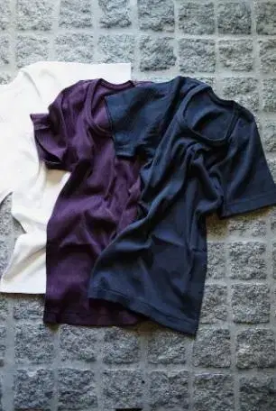 OVERNEATH Rib 티 027 Plum