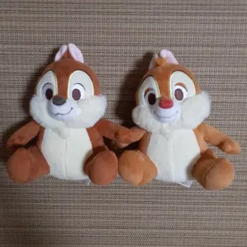 디즈니 스토어 칩과 데일 봉제 인형 2개 세트