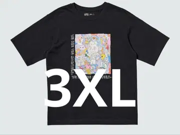 UNIQLO POP MART UT 라부부 블랙 [사이즈 3XL]
