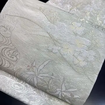 8-244 여름 오비 여름 아이템 후쿠로 오비 새상품급 홑옷 화학 섬유