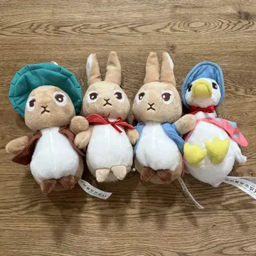 피터 래빗 봉제 인형 4점 일괄