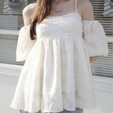 POMME d'amour charm jacquard peplum tops