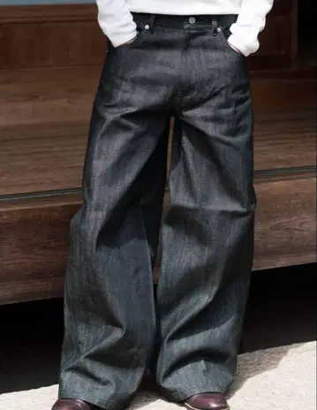 Menes Okayama Raw Selvedge Baggy Jeans