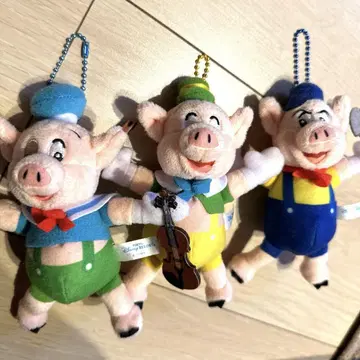 디즈니 리조트 아기 돼지 삼형제 키링