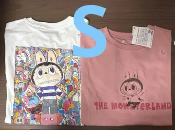 새상품 UNIQLO 팝마트 콜라보 더 몬스터즈 라부 T셔츠