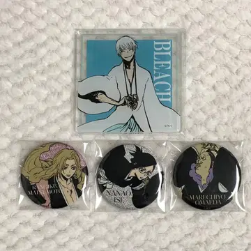 BLEACH WORLD 아크릴 코스터 글리터 캔뱃지  란키쿠