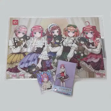 5등분의 신부 히코 복권 아크릴 스탠드 카드 라스트원 3세트