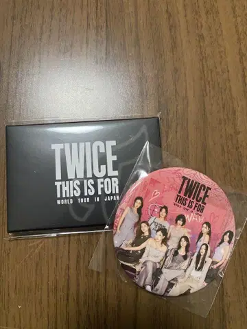 TWICE THIS IS FOR 업그레 혜택 트레카 세트 캔뱃지