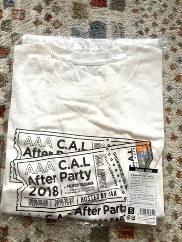 AAA C.A.L After Party 2018 티셔츠 S 사이즈