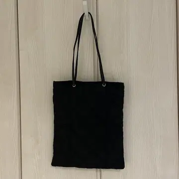 블랙 퀼팅 토트백