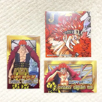 키드 타워 생일 카드 스티커 원피스 ONE PIECE