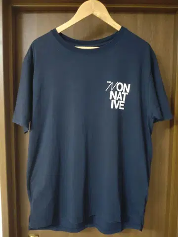 NONNATIVE 네이비 T셔츠