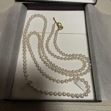 이와사키 미치코 펄 목걸이