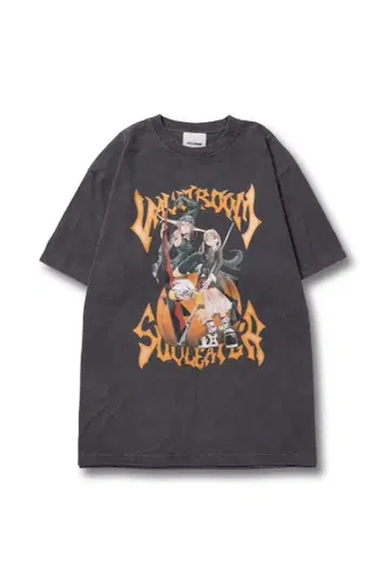 vaultroom XL SOUL & MAKA TEE / CHARCOAL