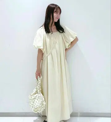 LOWRYSFARM 소매 볼륨 원피스