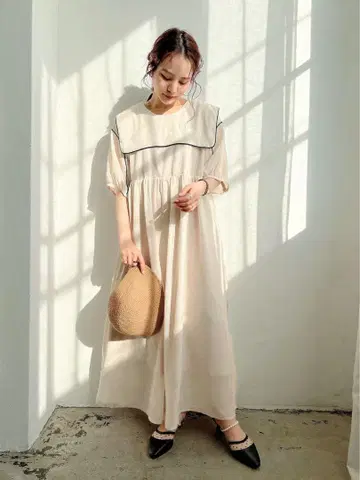 jumelle 튤 파이핑 원피스