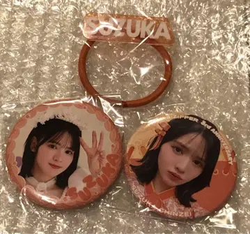 FRUITSZIPPER 진제이 스즈카 랜덤 캡슐 캔배지 머리끈
