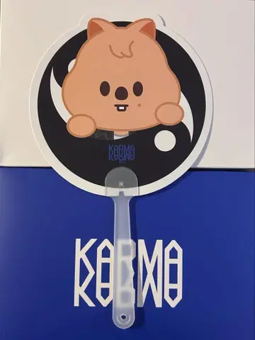 StrayKids KARMA 한국 팝업 부채 HAN 쿼카