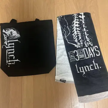 lynch. 라이브 굿즈 2세트 타월 & 백