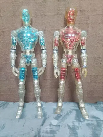 네오 변신 사이보그 블루 & 레드 세트