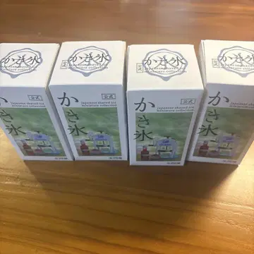 빙수 미니어처 컬렉션 4개 세트