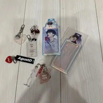 BTS SUGA 윤기 아크릴 키링 세트