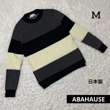 아바하우스 ABAHOUSE 니트 남성용 일본제 M 새상품급