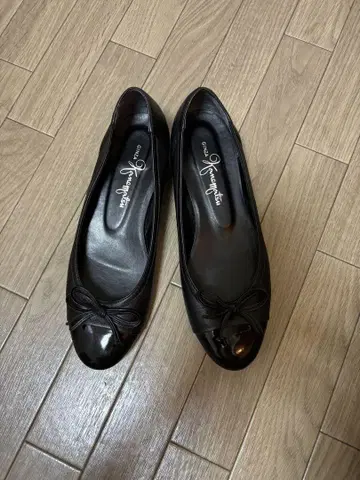 카네마츠 블랙 리본 발레 슈즈
