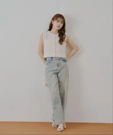Chico 트위드 라이크 베스트