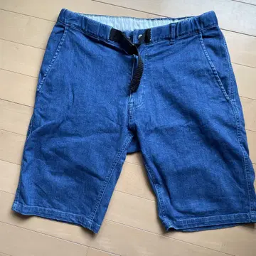 데님 블루 숏팬츠