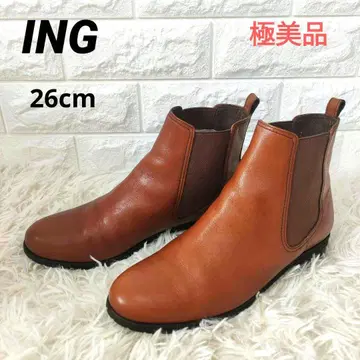 컨디션 최상 ing 잉그 사이드 고어 부츠 카멜 26cm