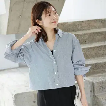 SLOBE IENA 크롭 레귤러 셔츠