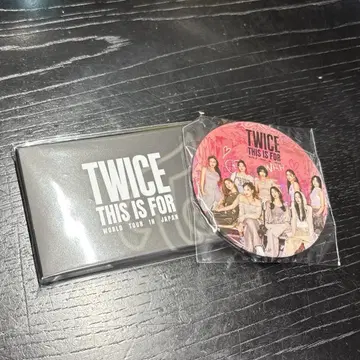 TWICE 업그레이드 혜택 트레이딩 카드 캔뱃지 세트 미개봉