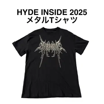 HYDE INSIDE 2025 메탈 티셔츠 METAL L'Arc