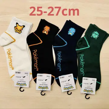GU 포켓몬 픽셀 스타팅 포켓몬 양말 25cm - 27cm