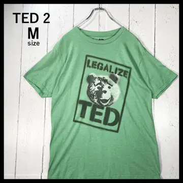 테드 TED 2 무비 티셔츠 영화 USA 구제 M 사이즈 그린