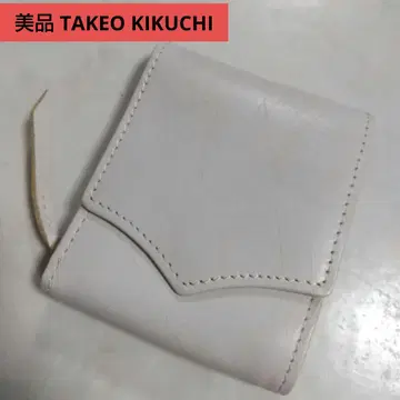 새상품급 TAKEO KIKUCHI 앤티크 가죽 느낌 가죽 지갑