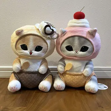 mofusand 아이스냥 BIG 봉제 인형 2종 세트