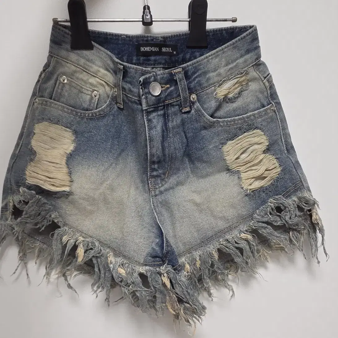 bohemian seoul Damage Washig Shorts ボヘムソ BOHEMIAN SEOUL | 보헤미안서울 Bohemian Seoul Damage Washing