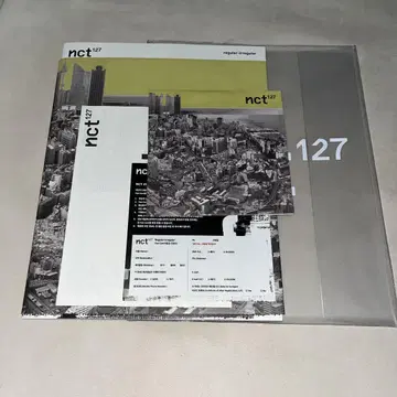 NCT 127 Regular-irregular 한국 공식 굿즈 CD 앨범