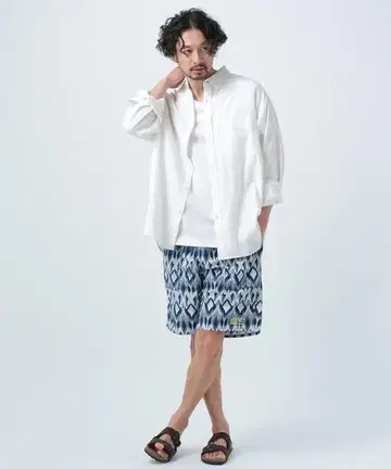 BAYFLOW 스트레치 린넨 셔츠