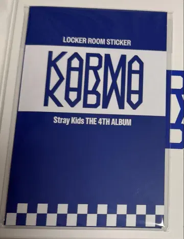 Straykids KARMA POPUP 락커룸 스티커