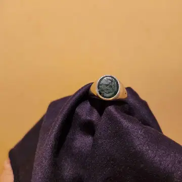 TOMWOOD Oval Green Marble 반지 사이즈 52