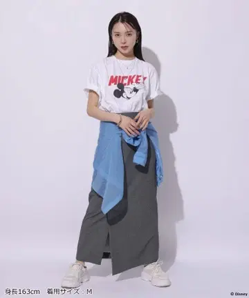 마이 스트라다 슬릿 저지 스커트 36 그레이