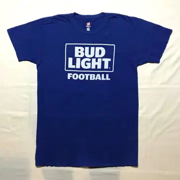 BUD LIGHT FOOTBALL 티셔츠 L 버드라이트 맥주 NFL