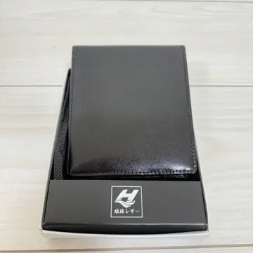 미사용 새상품 히메지 가죽 접이식 지갑