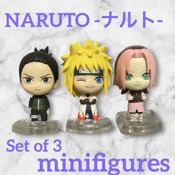 NARUTO 나루토 질풍전 팬런 피규어 2 미나토 & 사쿠라 & 시카마루