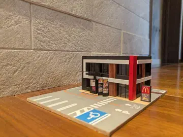 N게이지 자작 스트럭처 맥도날드풍 점포 McDonald 디오라마