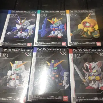 FW SD GUNDAM NFO 2 6개 컴플리트 세트
