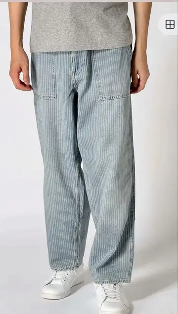 GAP 배기 스트라이프 데님 30W30L 신상 미사용 새상품